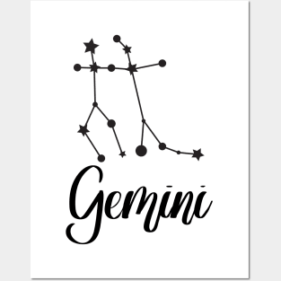 Gemini Zodiac Constellation Posters and Art